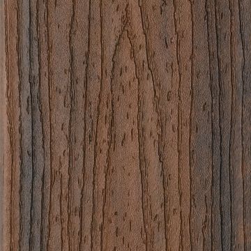 TREX TRANSCEND TROPICS SOLID DECKING 1x6x20'(SPICED RUM)