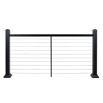 AZEK IMPRESSION 36"-42" 6' IMP RAIL EXP LEVEL CABLE KIT BLK (BLACK)